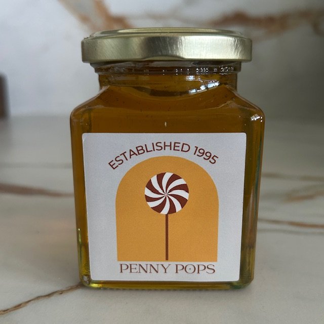 Penny Pops — sweet shop label