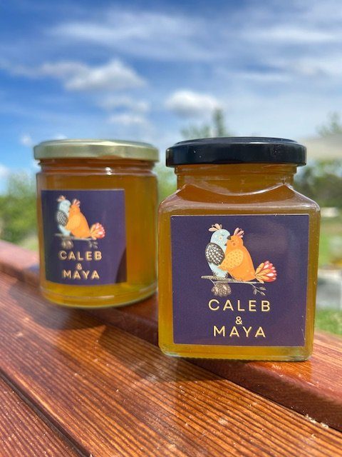 Caleb & Maya — wedding favours